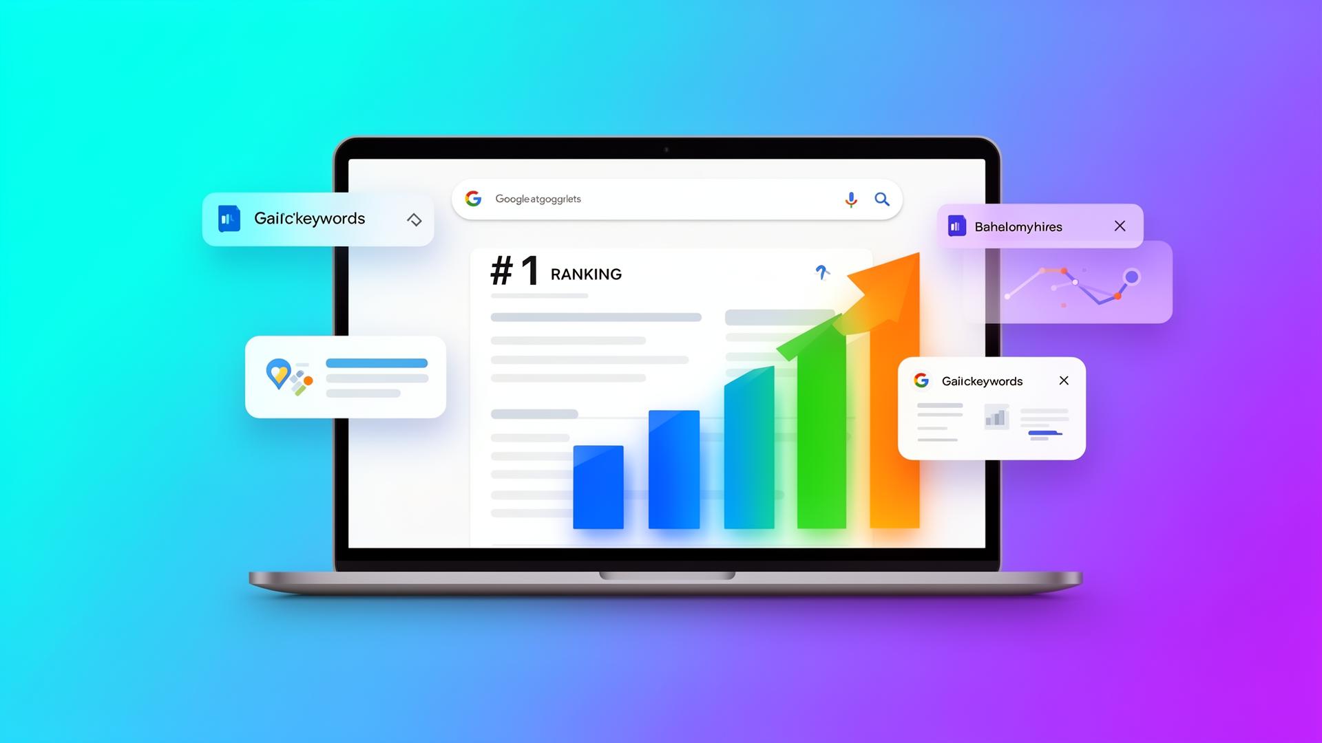 ClixRank SEO dashboard showing #1 Google rankings and growth charts